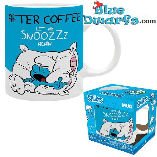 I puffi tazza - Puffo Pignore - Before Coffee... Let me wake up - 320 ML