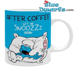 Smurf mug - Lazy smurf - Before Coffee... Let me wake up - 320 ML