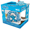 Grouchy Smurf - Smurf mug - I Hate morning People - 320 ML