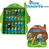 Verzamelalbum met 24 mini Smurfen - 2017 Plus Supermarkt - 3cm