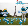 Plastic movable smurf  (+/- 30 cm)