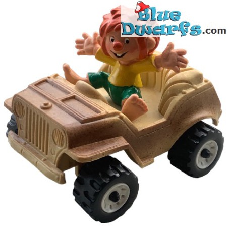 Pumuckl -  Spielfigur - Figur mit Safari Auto - 7cm