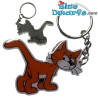 Birba - llavero de metal  - Los Pitufos - 6cm