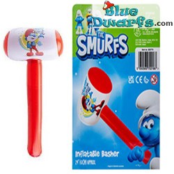 Papa Smurf hammer / Basher - inflatable - 24inch/61cm