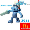 Puffo Meccanico - Figura di puffo - Mc Donalds Happy Meal - 2011 - 8cm