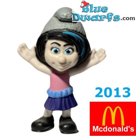 Puffetta Vexy  - Figura di puffo - Mc Donalds Happy Meal - 2013 - 8cm