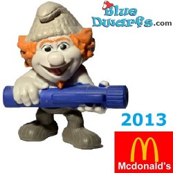 Hackus smurf - Movie Figurine toy - Mc Donalds Happy Meal - 2013 - 8cm