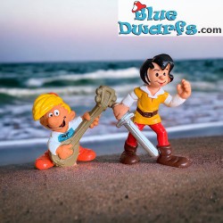 20498 + 20499: Johan and Peewit, Friends of the smurfs - Schleich - 5,5cm