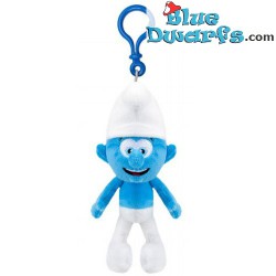 Smurf Plush - Normal Smurf with clip - 12 cm