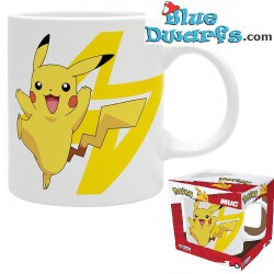 Pokémon Teebecher /  Kaffeebecher - Porzellan - Logo & Pikachu - subli - 0,32L