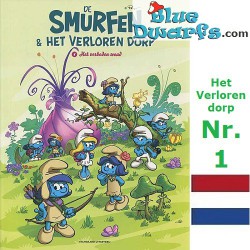 Stripboek van de Smurfen - Nederlands - De Smurfen en het Verloren dorp - Nr.1 - Het verboden woud