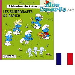 Smurf comic book - Les schtroumpfs 9 - Les schtroumpfs de Papier - Hardcover French language