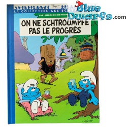 Comic Buch - Les Schtroumpfs - On Ne Schtroumpfe pas le progress - Hardcover und Französisch - Nr. 16