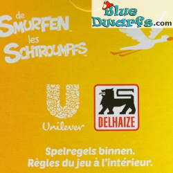 Juego cartas memoria - Los pitufos - Memory -  juego de mesa - Delhaize - Cartamundi