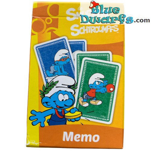 Smurfenspel - Memory - De smurfen - kaartspel - Delhaize - Cartamundi