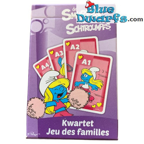 I puffi - Quartetto - Gioco da tavolo - Cartamundi - Delhaize - Cartamundi