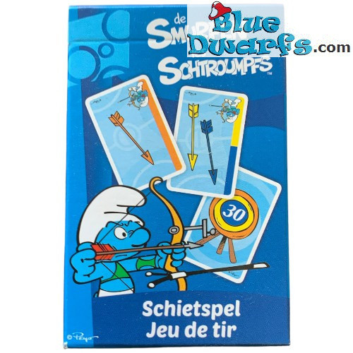 Jeu de memory - Jeu de tir - Les schtroumpfs - Cartamundi - Delhaize - Cartamundi