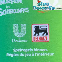 Juego cartas - Los pitufos - juego de mesa - Delhaize - Cartamundi