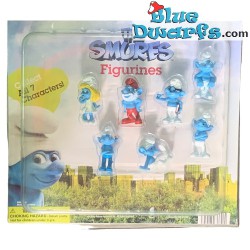 1 x smurf item - 7 figurines