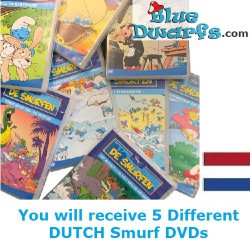 Los pitufos dvd - 5 piezas - Seleccionado al azar - Idioma: holandés