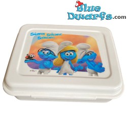 1 x smurf item - Smurf lunchbox - 3 smurfs