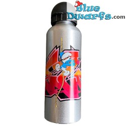 1 x smurf item - Metall bottle - Graffiti