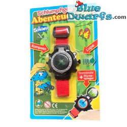 1 x smurf item - Smurf watch - red black