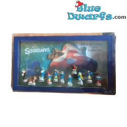 Série Les Schtroumpf - Fèves Collectors case - Figurines en porcelaine - 3cm