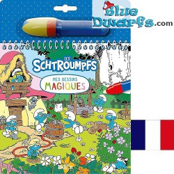 Libro da colorare dei Puffi - Colorare con acqua - Colorare con acqua - I Puffi - francese