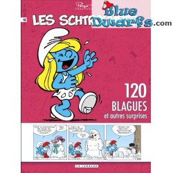 Comic Buch  "Les schtroumpfs -120 Blagues et autres suprises - Hardcover und Französisch