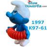 Smurf Ferrero - Complete set -5 figuurtjes - Kinder Suprise - 1997 - 5cm
