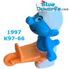 Puffo Ferrero - Serie completo Los pitufos - 5 Pitufos  Jardineros - Kinder Suprise - 1997 - 5cm