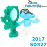 Brilsmurf met loep  - Kinder Suprise 2017 - 4cm