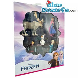 Frozen speelset met 5 figuurtjes - o.a. Elsa, Sven en Olaf (Bullyland, 4-10cm)