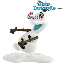 Olaf Frozen Sneeuwpop met zuurstokneus - Speelfiguur - Disney Sprookje - 6cm