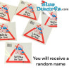 1  Smurf sticker - Random name - On tour - 14x12cm - 1994