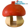 Old Schleich House Smurf big  - Orange - Schleich - 16x16x18cm
