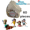 Bullyland Glücksminis - Blumenelf / Engelchen - Love - 60 Stück - Minifiguren - 3 cm