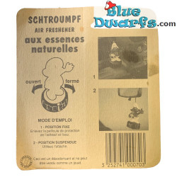 Rennschlumpf mit Helm dasselbe - Werbeschlumpf - Schleich - 5,5cm