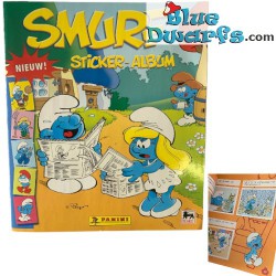 Smurf stickers Album - Complete with stickers - Panini / Delhaize 2008