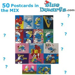 50 Postcards of the smurfs - Mixed - 15 x 10,5 cm