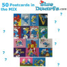 50x Tarjeta postal Los pitufos- 15x10,5 cm