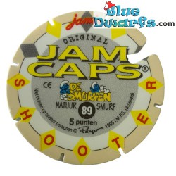 Les schtroumpfs - Jam Caps - 10 pieces - Jamin - 1995