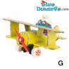 Schtroumpf dans un avion ESCI (jaune, G)
