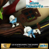 Gargamel et  Les schtroumpfs - Résine Figurine - Cartoon Kingdom - 39x37x27cm