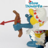 20156: Valentine Smurfette - blue part is white - short arrow- Schleich - 5,5cm