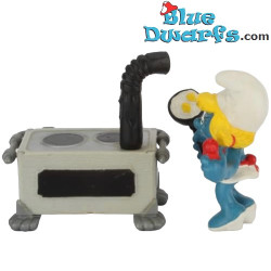 40238: Pitufina en la cocina  (Super Pitufo/ MIB) - Schleich - 5,5cm