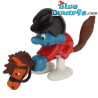 40214: Schlumpf auf Steckenpferd - Schleich - 5,5cm