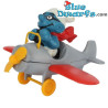40222: Schtroumpf dans un Avion (Super Schtroumpf/ MIB) - Schleich - 5,5cm
