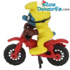 40231: Motocross Fahrer Schlumpf  - gelb -  (Superschlumpf) - Schleich - 5,5cm